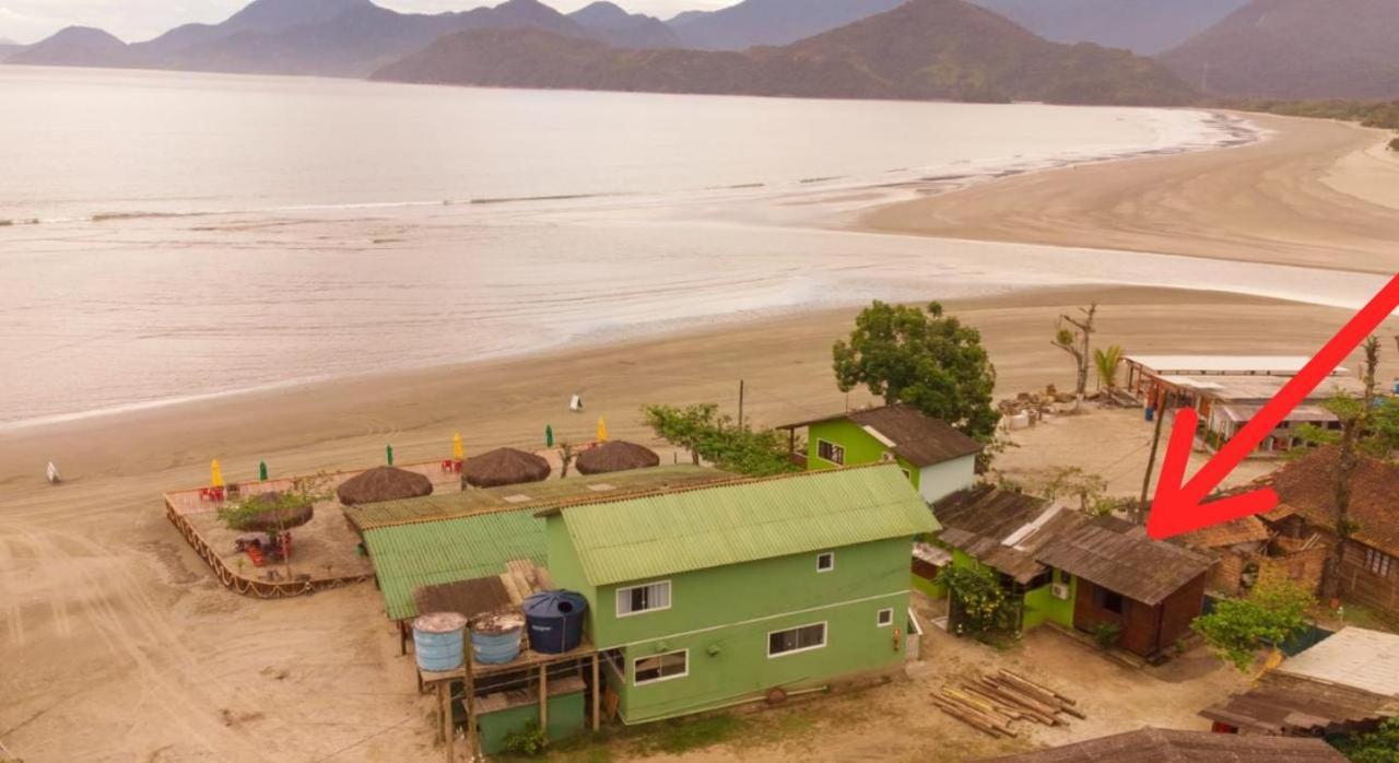 827 Chale Pe Na Areia, Completo Na Praia Do Estaleiro Em Ubatuba - 1 Dormitorio, 1 Banheiro, 1 Vaga De Garagem Kültér fotó