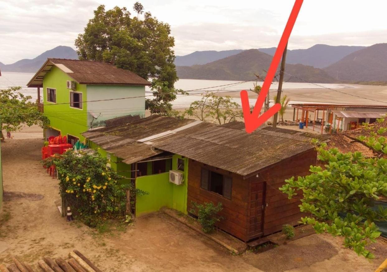 827 Chale Pe Na Areia, Completo Na Praia Do Estaleiro Em Ubatuba - 1 Dormitorio, 1 Banheiro, 1 Vaga De Garagem Kültér fotó